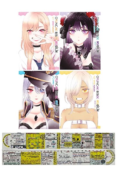 Gerekli Şeyler Yayıncılık Oyuncak Bebek Sevgilim 1-2-3-4. Ciltler Manga Seti ...