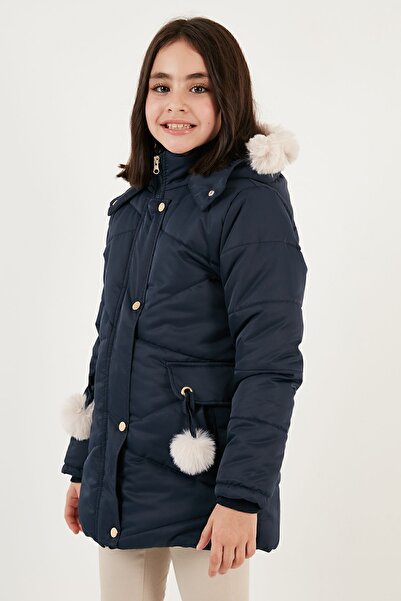 Lela Надувне пальто з капюшоном на плюшевій підкладці для дівчинки 6035034
