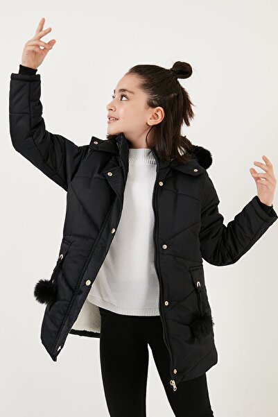 Lela Plush Lined Hooded Puffer Girls' Coat Girls' Coat 6035034