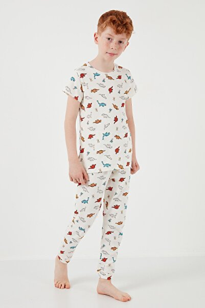 Lela Піжама з візерунком, 100% бавовна, з коміром-стійкою, для хлопчиків 6651001