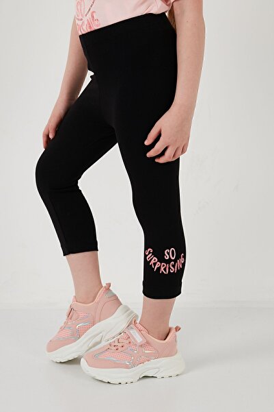 Lela Cotton Crew Neck Short Sleeve Tights Top and Bottom Set Girl's SET6212002