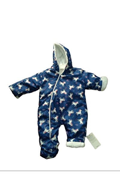 Ervo Reklam kışlık içi yünlü kapşonlu Astronot tulum