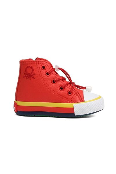 Benetton Bn-30814 Kids Red Sneaker Sports Shoes