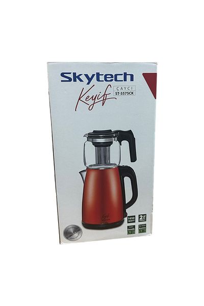 Skytech Keyif Steel Tea Machine with Glass Teapot ST-5575