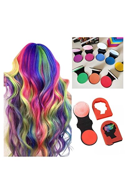 Eva Rose Renkli Saç Tebeşiri Saç Boyama Tebeşiri