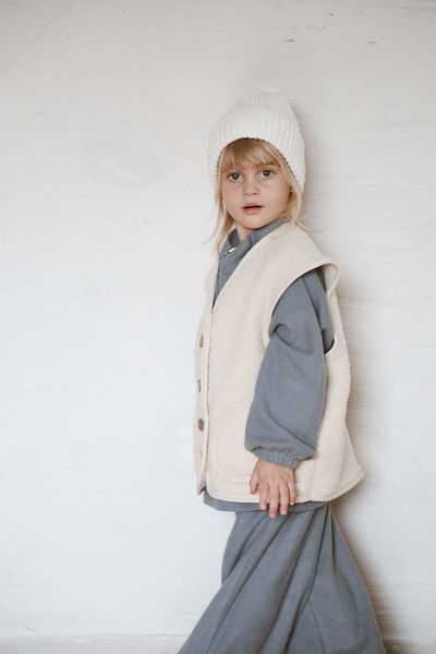 OhlalaKoala Beige Wellsoft Vest for 1-6 Years Old Children