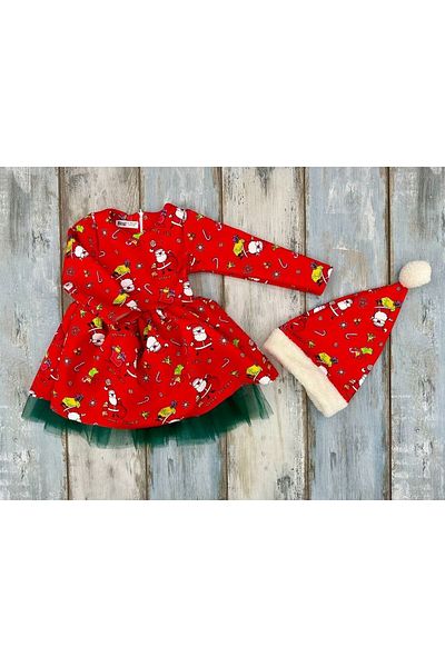 ARBİ kids Girl's Christmas Christmas Dress