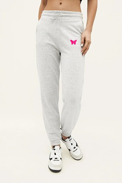 AY MONTANA Pantaloni de trening cu 2 fire cu imprimeu ridicat