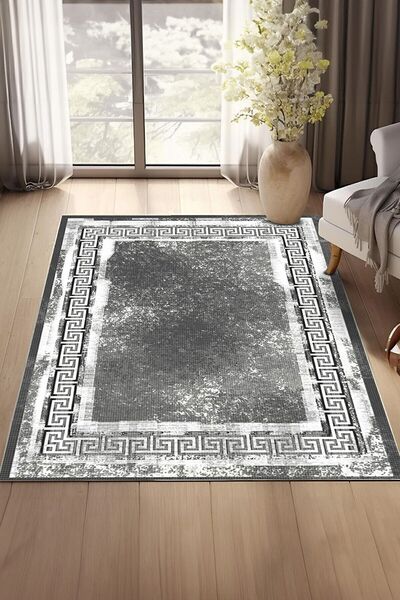 Bir Aksesuar Dijital Baskılı Dört Mevsim Yıkanabilir Kaymaz Taban Çocuk Halıs...