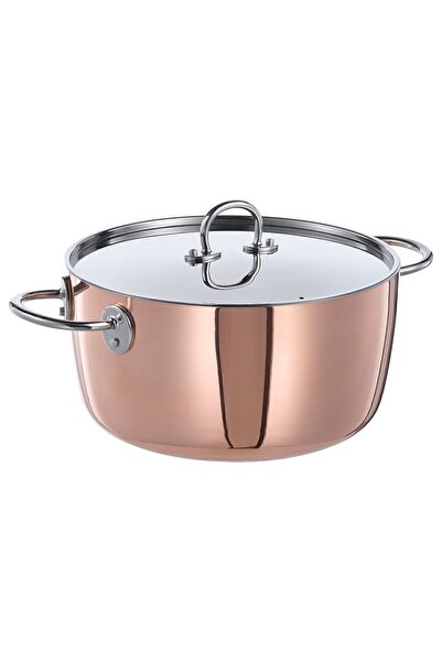 IKEA Finmat Copper Pot, Copper-stainless Steel, 5 Lt