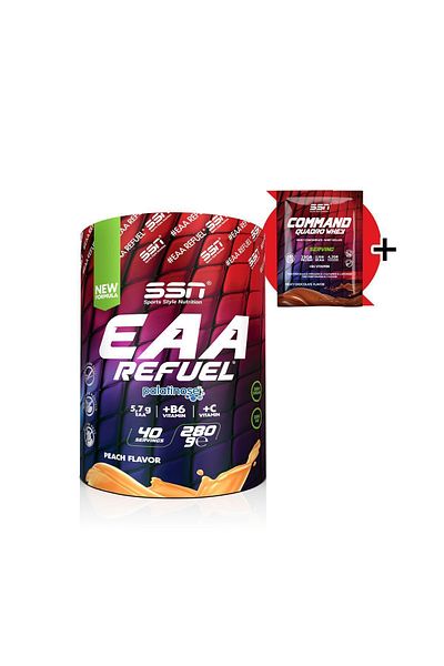 SSN Sports Style Nutrition Eaa Refuel 280 Gr (Peach) Amino Acid