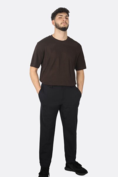BOSS Erkek Dokuma Kumaş  Normal Bel  Düz Model Siyah Pantolon 50521600-001