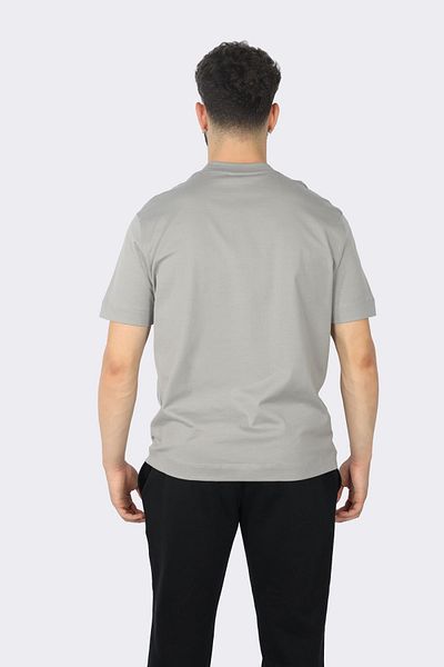 Emporio Armani Ανδρικά γκρι μπλουζάκια - λαιμόκοψη, κοντό μανίκι, με λογότυπο μάρκας 6D1TQ7 1JOCZ-06A7