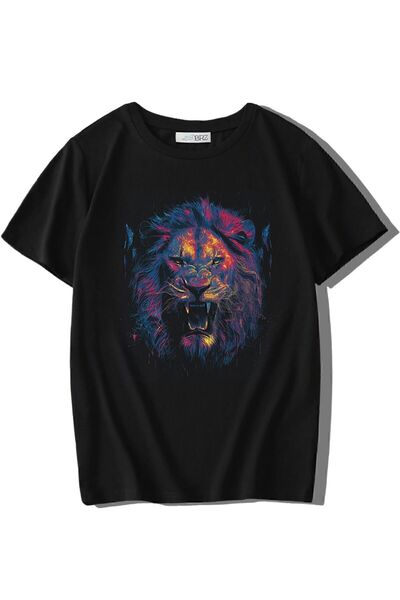 BRZ KIDS Tricou unisex pentru copii Lion Color Lion