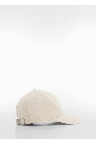 MANGO Woman Text Embroidered Hat - Stylish and Comfortable Design