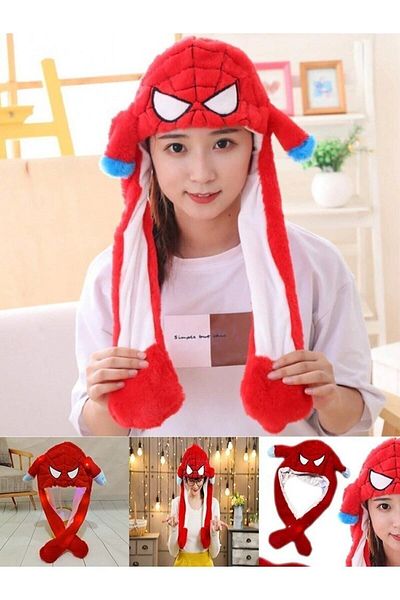 Meyra Accessories Spiderman Light Up Hat with Ears