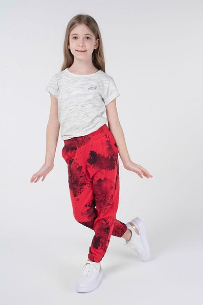 BRZ KIDS Printed Girls' Trousers