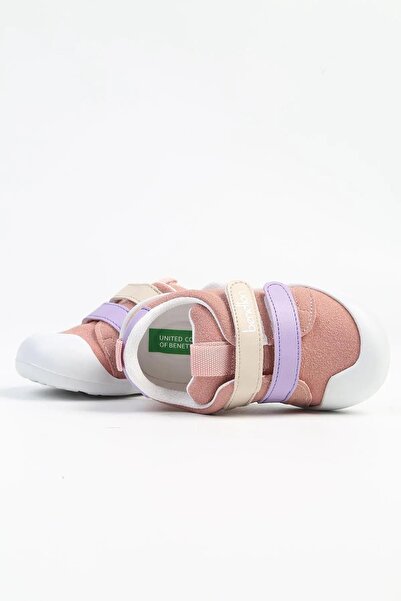 Benetton Bn-31170 Powder Color Velcro Baby Shoes