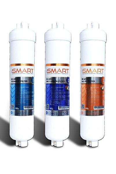 SMERT Smart Su Arıtma Filtre 3 Lü Kapalı Kasa Smart S -smart P -smart- P3 Sma...