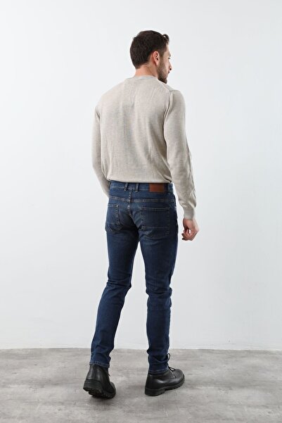 Keep Out Men's Alfred Slim Fit Jean Trousers Dark Navy