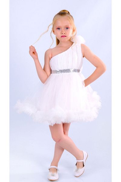 KT PERA BABY ONE SHOULDER DRESS