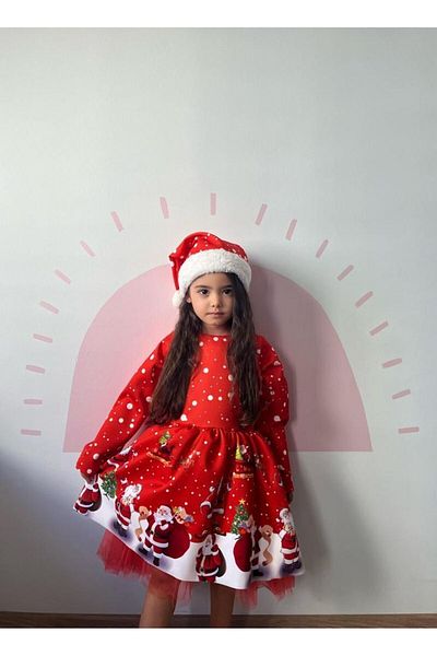 Yavrumsa Girl's Christmas Dress