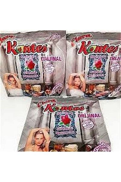 Kontes 3 Pieces Rose Scented Bath Herb Powder Depilatory