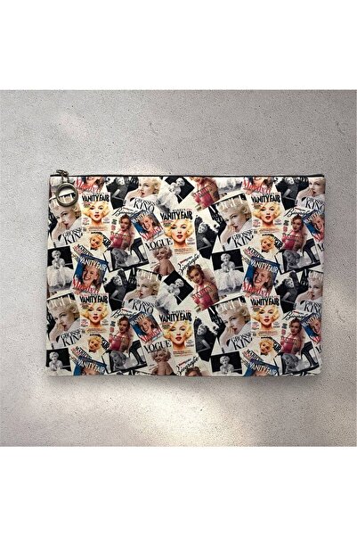 Herşey Nota Τσάντα Clutch Portfolio με φιγούρα της Μαρίλιν Μονρό
