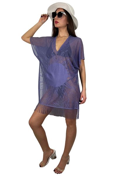 Sinhan Pareo Comfortable and Stylish Beach Dress Sun Pattern - Lavender