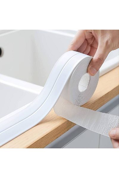Granvex White Waterproof Edge Tape - Shower Cabin Tape