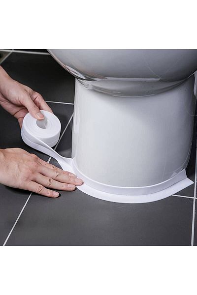 Granvex White Waterproof Edge Tape - Shower Cabin Tape