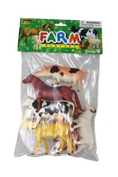 NATIONAL GEOGRAPHIC Animal World 6 parça 6 inch Çiftlik Hayvanları Oyun Seti ...