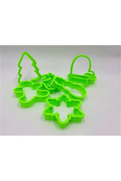 GENCAX Christmas Cookie Mold 7 Piece Set
