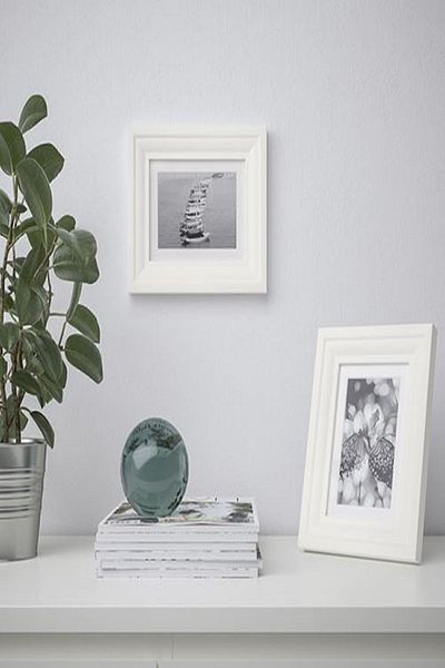 IKEA KNOPPÄNG white frame, white, 13x18 cm
