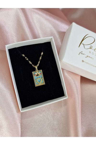 RoseCo00 Stainless Steel Tarot Necklace