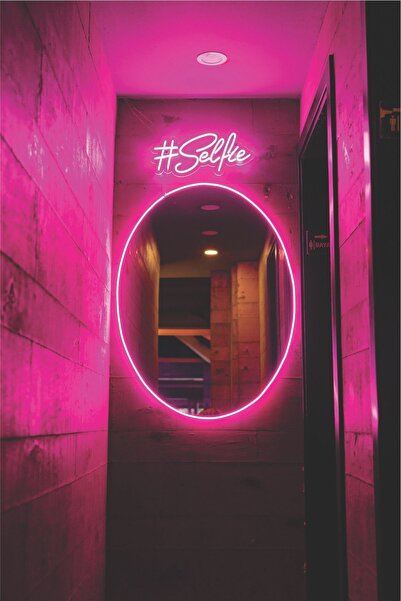 Neonizmdekor Neon Detaylı Ayna