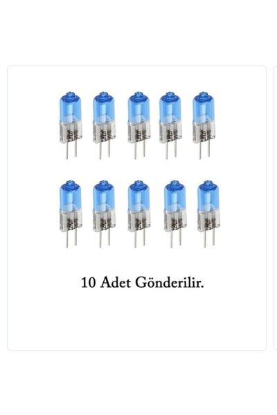 Vegamax 12v 20w Wegamax (10' LU PAKET) G4 Duylu Kapsül Ampul Beyaz Işık