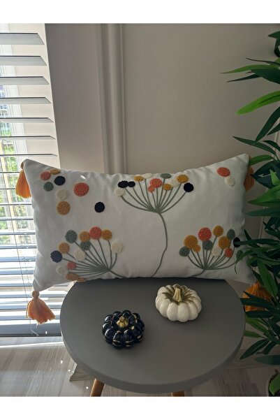 en gözde home غطاء كيرلينت مطرز باللؤلؤ