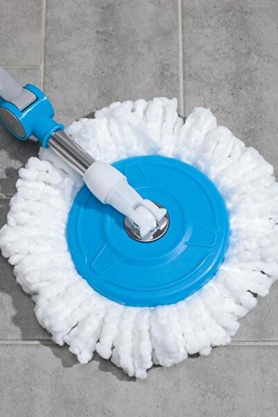 AfterTimes 360 Derece Temizlik Seti Yedek Mop, 360° Döner Mop Başlığı, 1 Adet...