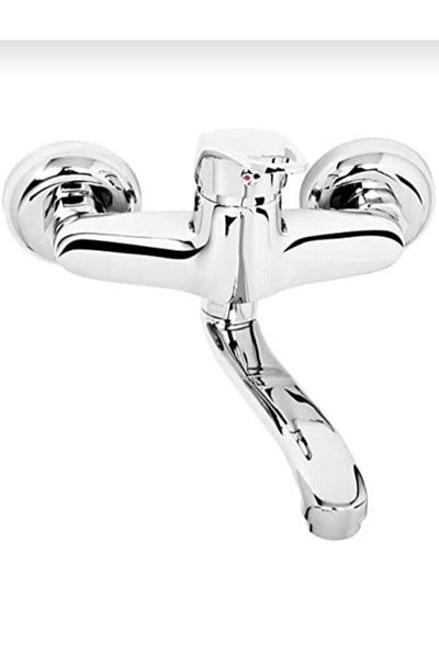 ARMATÜR DÜNYASI Kitchen Sink Applique Faucet with Wall Swivel Spout