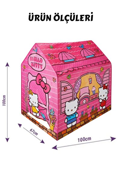 Genel Markalar Kumaş Oyun Çadırı - Ev Oyun Çadırı Hello Kitty Nonwoven Kumaş Oyun Çadırı