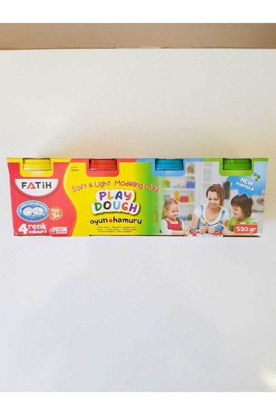 Fatih PLAY DUCK Marke Fatih (4X130=520GR) 4 Colors of Play Dough
