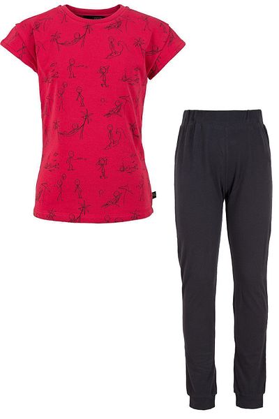 BRZ KIDS Girl's Printed Pajama Set