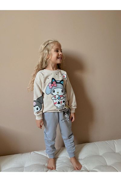 YİGİT BUTİK Girl's Kuromi Printed Set