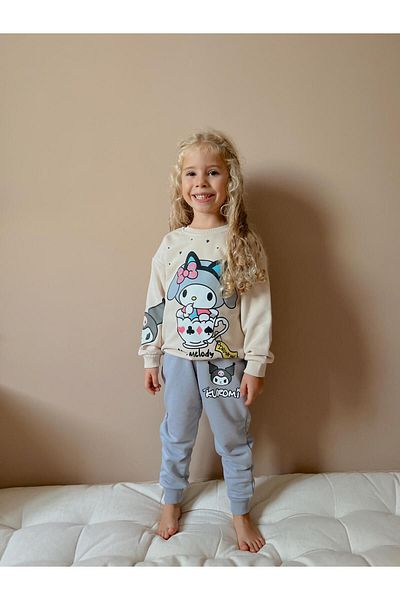 YİGİT BUTİK Girl's Kuromi Printed Set