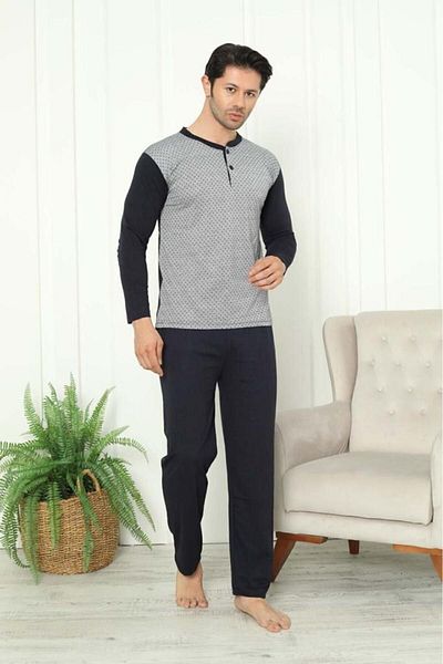 LİLA PİJAMA Σετ ανδρικές πιτζάμες Cotton Single Jersey
