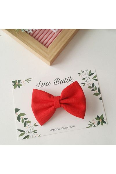 Lua Butik Handmade Fabric Bow Collar Buckle