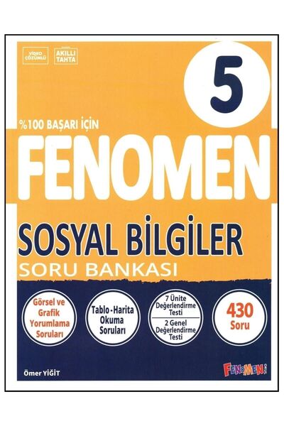 Fenomen Yayıncılık Fenomen 5. Sınıf Sosyal Bilgiler Soru Bankası