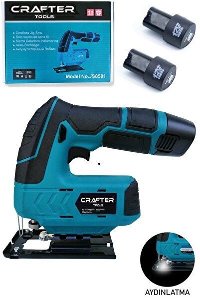 CRAFTERTOOLS Germany 12V 2.0Ah Çift Armut Bataryalı Şarjlı Dekupaj Testere