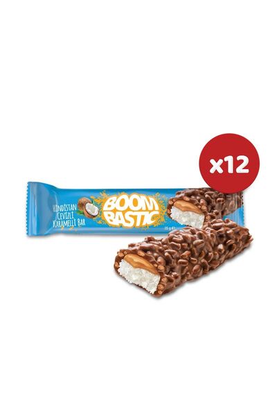Boombastic Hindistan Cevizli Sütlü Çikolata Bar 40 gr X 12 Adet